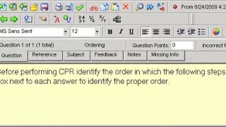 Test Generator Question Types