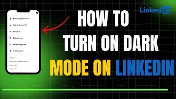 How To Turn on Dark Mode In LinkedIn| Use LinkedIn Dark Mode
