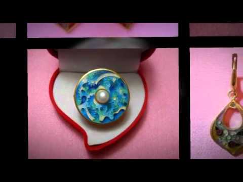 ტიხრული მინანქრის სამკაულები