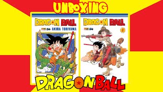 Mangá - Dragon Ball: Volume 1 e 2 - UNBOXING