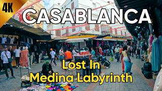 The CRAZIEST Street Market in Casablanca. Deep Inside the Medina | August 2025