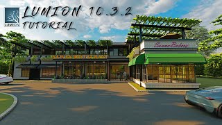 สอนใช้โปรแกรม Lumion 11 Realistic Render Tutorial #1 Restaurant modern loft style