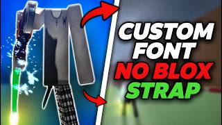 ROBLOX HOW TO GET CUSTOM FONTS without BLOXSTRAP (WORKS ON ANY GAME)