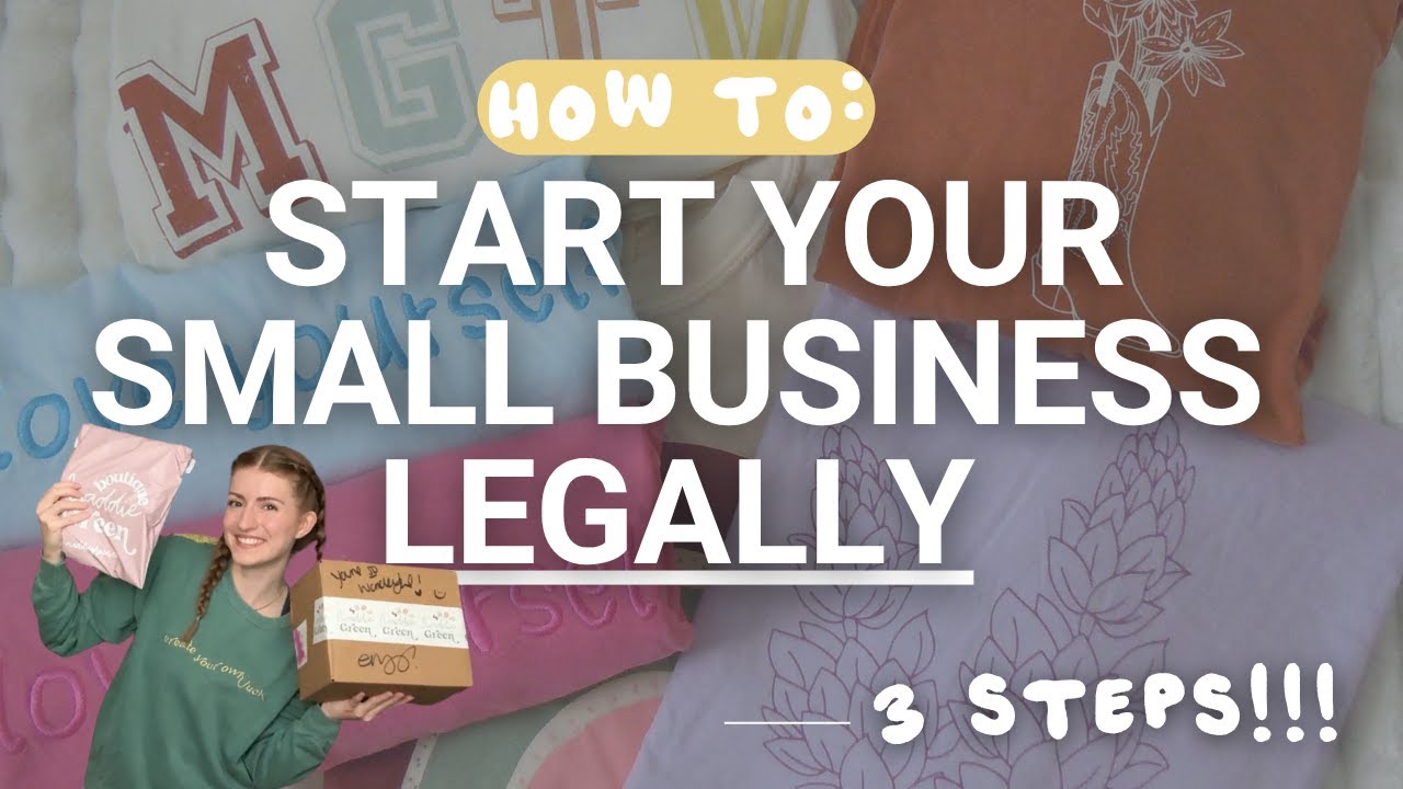 3 easy steps! How to start your small business TODAY legally in 2026 ...