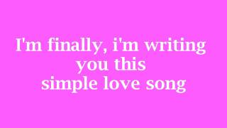 Simple love song by Anuhea (Lyrics) chords