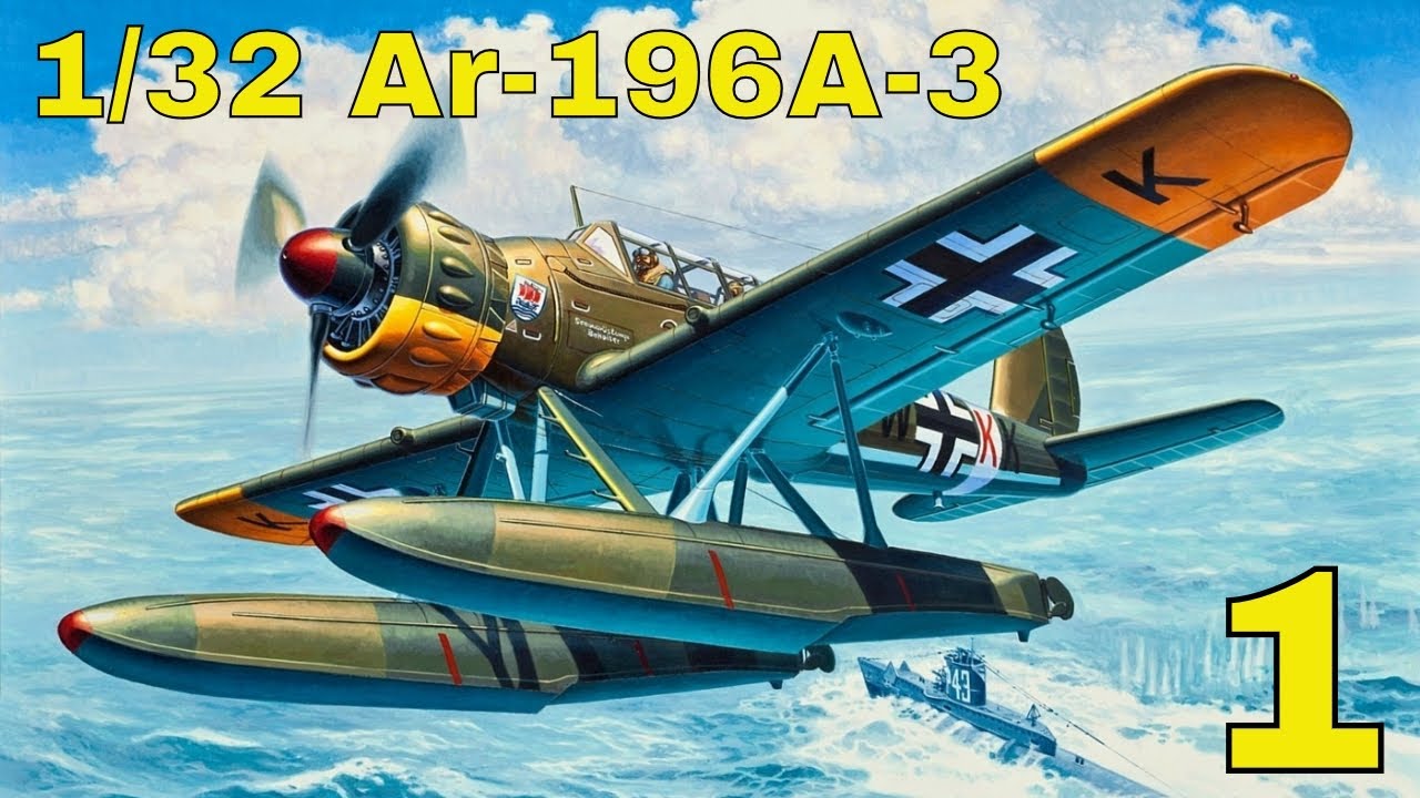 Revell 1/32 Arado Ar196A-3 Seaplane Model Kit – 03787 – New Unbuilt Plastic Kit