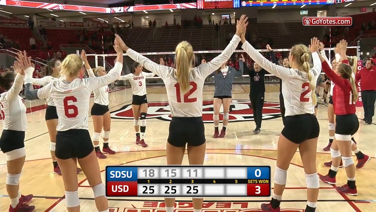 sidearm-upload Volleyball Highlights: South Dakota 3, South Dakota State 0