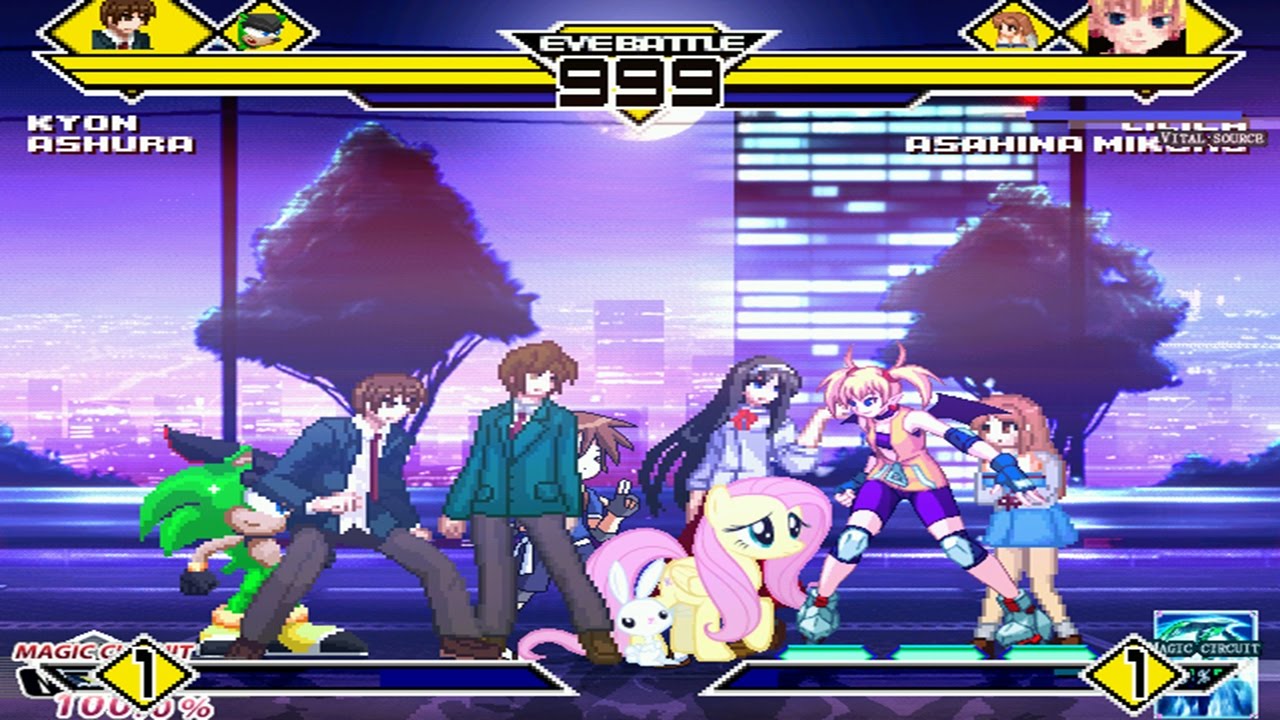 Team Male vs Team Female Part #7 4v4 Patch MUGEN 1.0 Battle!!!