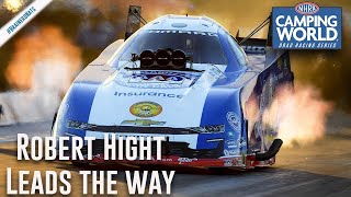 Robert Hight leads the way Friday in Brainerd