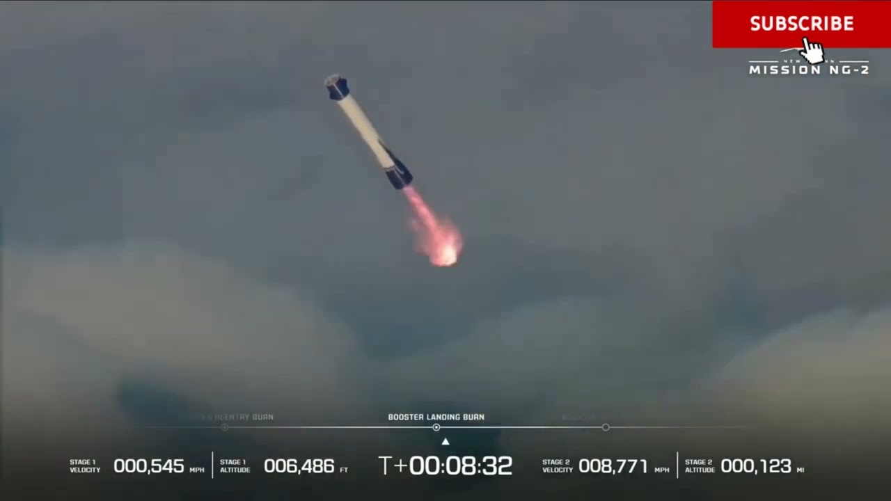 Second Flight of Blue Origin's New Glenn Rocket