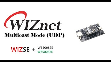 WIZSE series Multicast Mode (UDP)