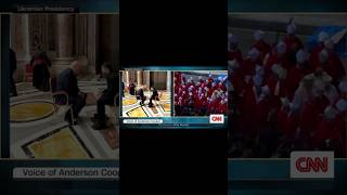Trump and Zelensky's Unexpected Meeting at Pope's Funeral | #Trump #shorts
