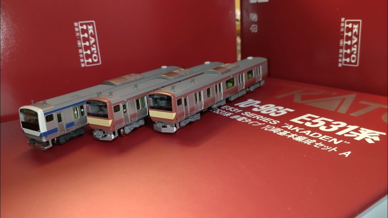Review and comparison of E531 series red train type 10-954 5-car