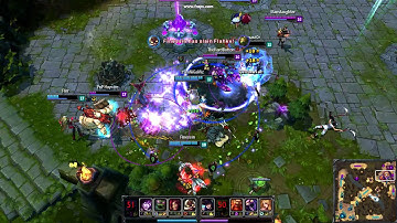 Maokai Jungle Tank while Corki gets Penta