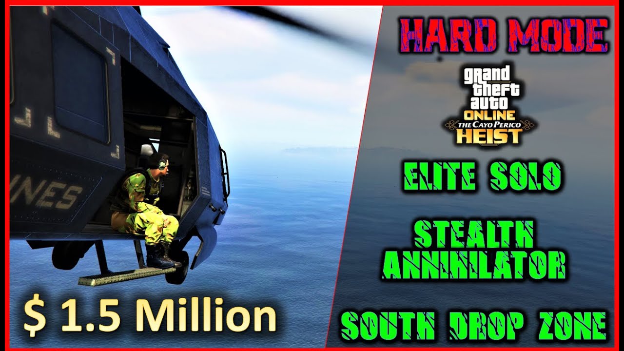 Stealth Annihilator Approach/South Drop Zone | Solo Elite Hard Mode