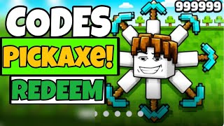 All* Secret *+1 Pickaxe Swing Escape Codes | Codes for +1 Pickaxe Swing Escape Roblox  2026