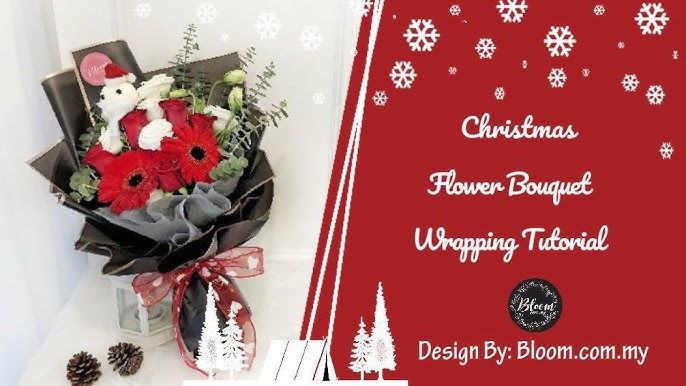 How to wrap a bouquet with Korean wrapping paper 💕 #lasvegasflorist #, how to wrap a bouquet