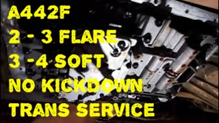 A442F Transmission 2-3 Flare, Soft 3-4 Shift, No Kickdown & A442F Transmission Filter Service How to screenshot 3