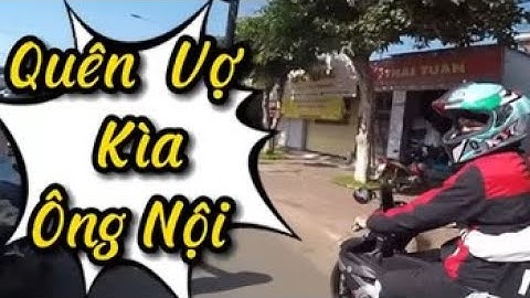 Chồng chạy xe máy bỏ quên vợ ở quán ăn