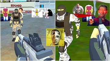 Nextbots Sandbox in Backrooms Shooter Gameplay 303 ,Sandbox Android Games  ios Walkthrough Simulator