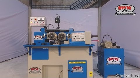 Hydraulic  Two Roll Thread Rolling Machine | Bar Threading Machine - Sohal Welding Works
