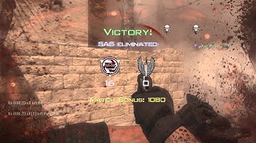 MW3: MR-MIENOH GWK Throwing Knife MOAB own on Infected