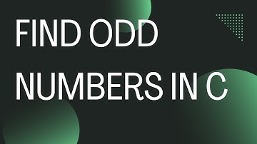 C Programming Exercise - Program to Check Even / ODD number