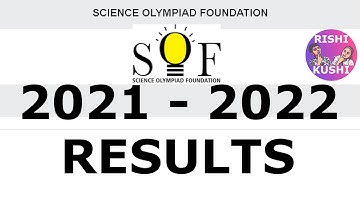 SOF results | SOF results 2021-22 level 1 | SOF Results 2022 | SOF Olympiad Online Results