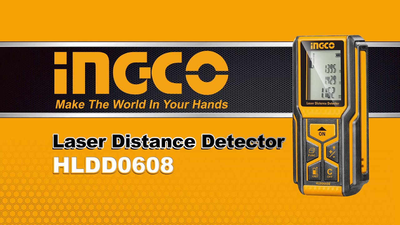 MEDIDOR DE DISTANCIA LASER 60mt INGCO HLDD0608 