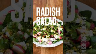 Radish Salad #foodiefinds #recipe #kitchenhack #saladrecipe #radish #radishrecipes #growyourown