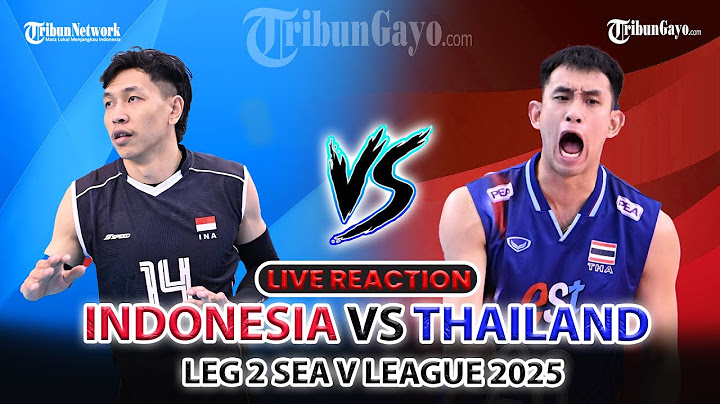 🔴LIVE SEA V LEAGUE 2025 PUTRA HARI INI: PERTANDINGAN INDONESIA VS THAILAND Leg 2 Minggu (20/7/2025)