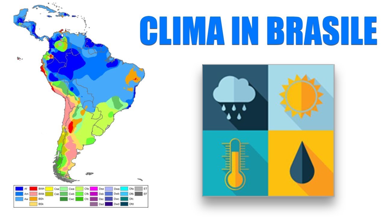 Che Clima C E In Brasile Youtube Cartina Clima Brasile