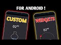 Try Making Your Own Custom Widgets For Free !