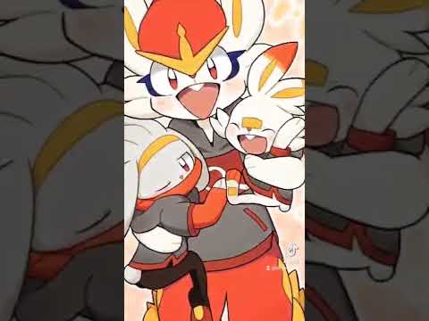 cinderace Scorbunny Raboot pokemon