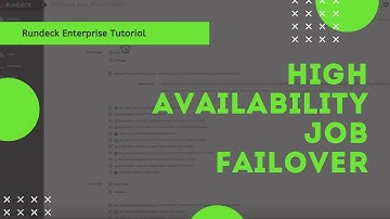 High Availability Job Failover