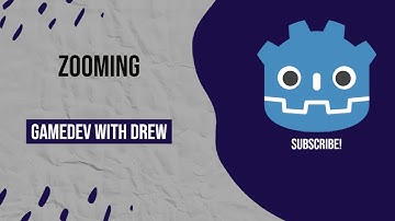 Camera Zooming in 4 Minutes | Godot Tutorials | GameDev with Drew