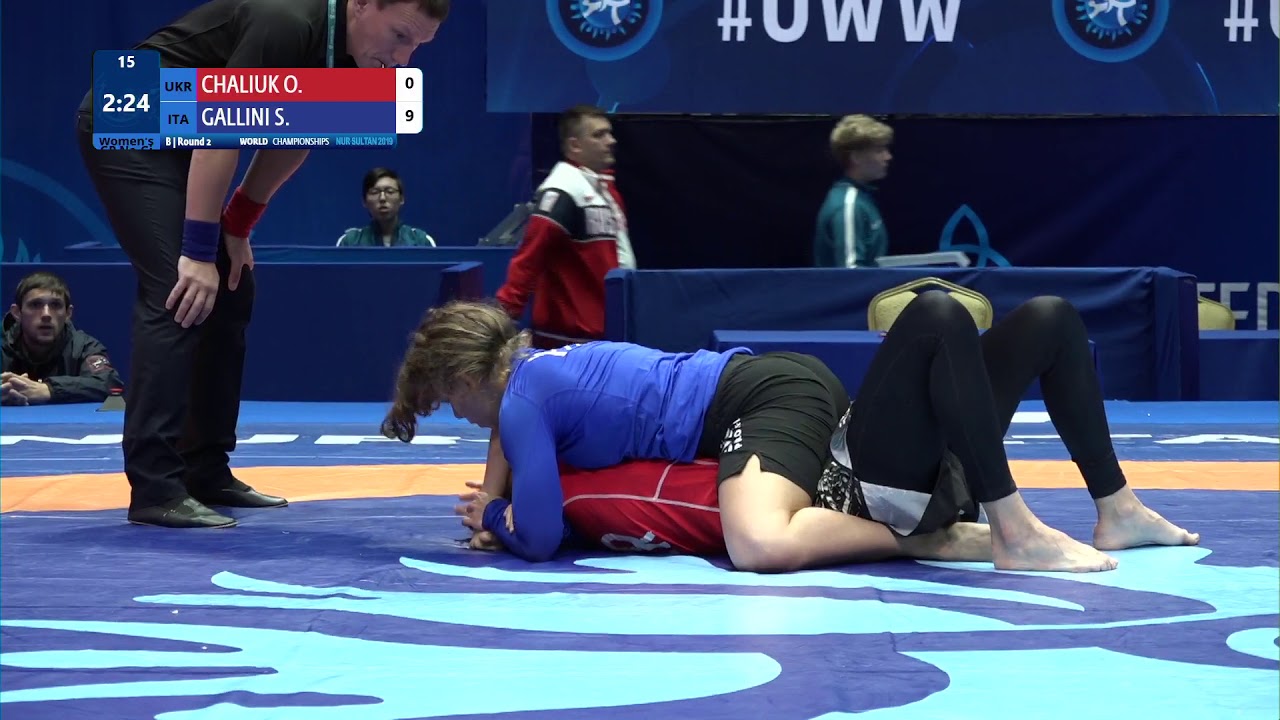 Round 2 Women's GP No-Gi - 64 kg: O. CHALIUK (UKR) v. S. GALLINI (ITA)