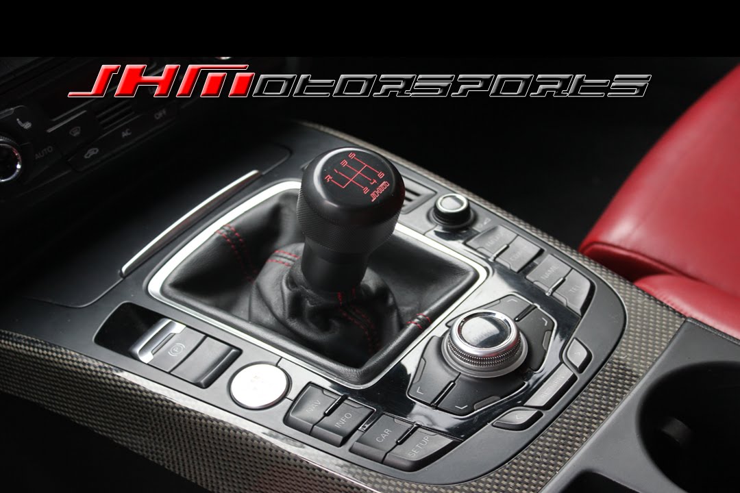 Car Manual 6-Speed Gear Stick Shift Knob Cover for 2003-2015 Audi S3 A3 A4 S4 A5