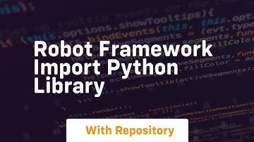 robot framework import python library