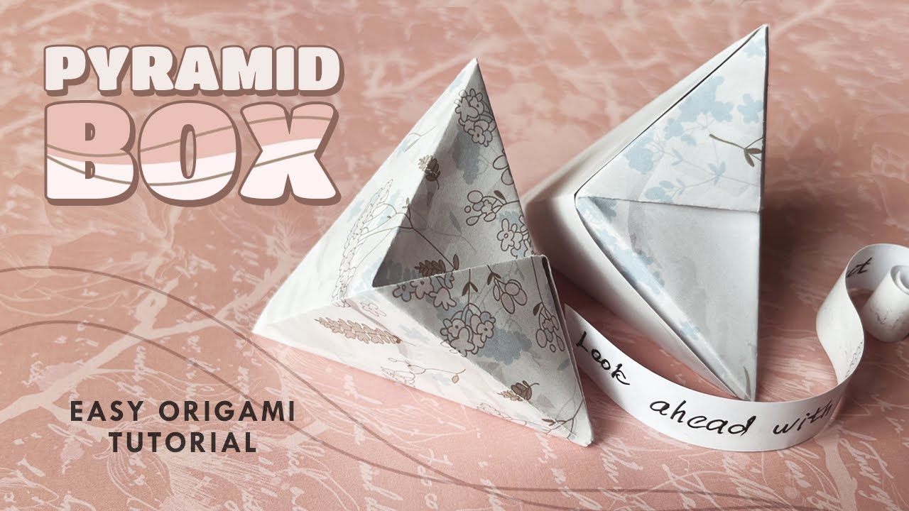 Pyramid Gift Box | How to Make Origami Box | Easy Tutorial - YouTube