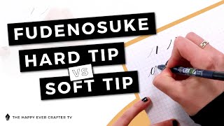 Tombow Fudenosuke Hard Tip vs Soft Tip: What's The Difference? screenshot 1