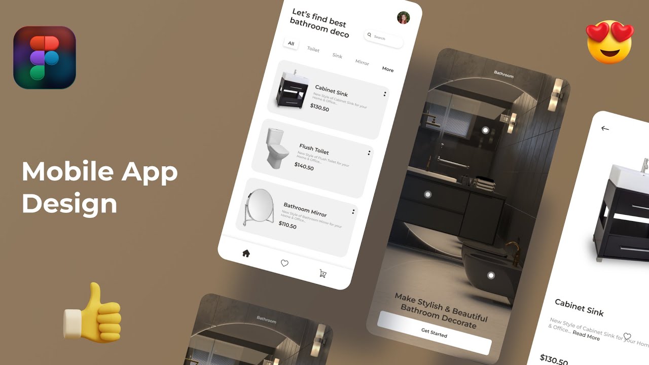 Figma Mobile App UI UX Design - YouTube