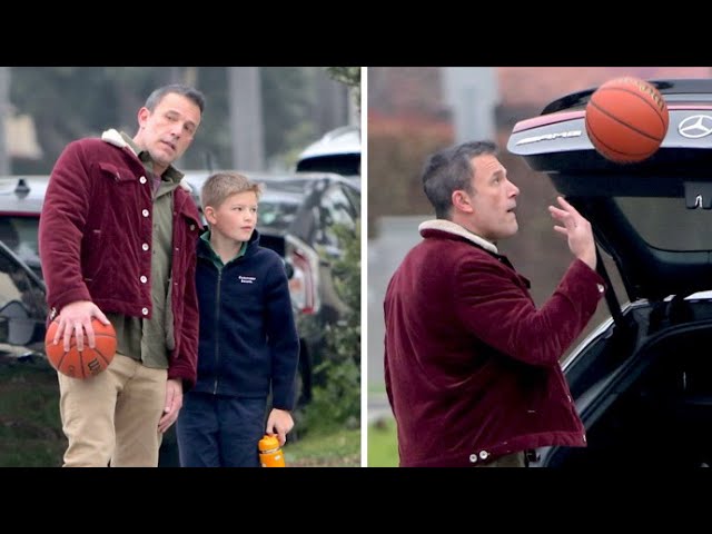 Bonding Over Basketball: Ben Affleck and Son Sam Play Hoops in Santa Monica