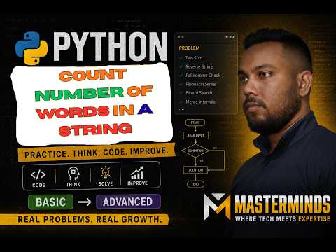 How to count Number of Words in a String using Python