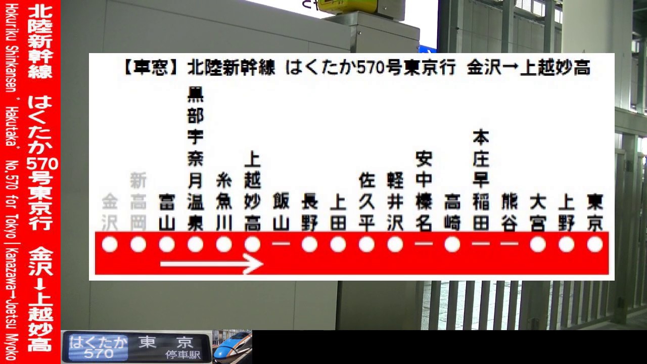 車窓 北陸新幹線はくたか570号東京行 2 2 富山 上越妙高 Shinkansen Hakutaka No 570 For Tokyo Toyama Joetsu Myoko Youtube 車窓 北陸新幹線はくたか570号東京行 2 2 富山 上越妙高 Shinkansen Hakutaka No 570 For Tokyo Toyama Joetsu Myoko Youtube