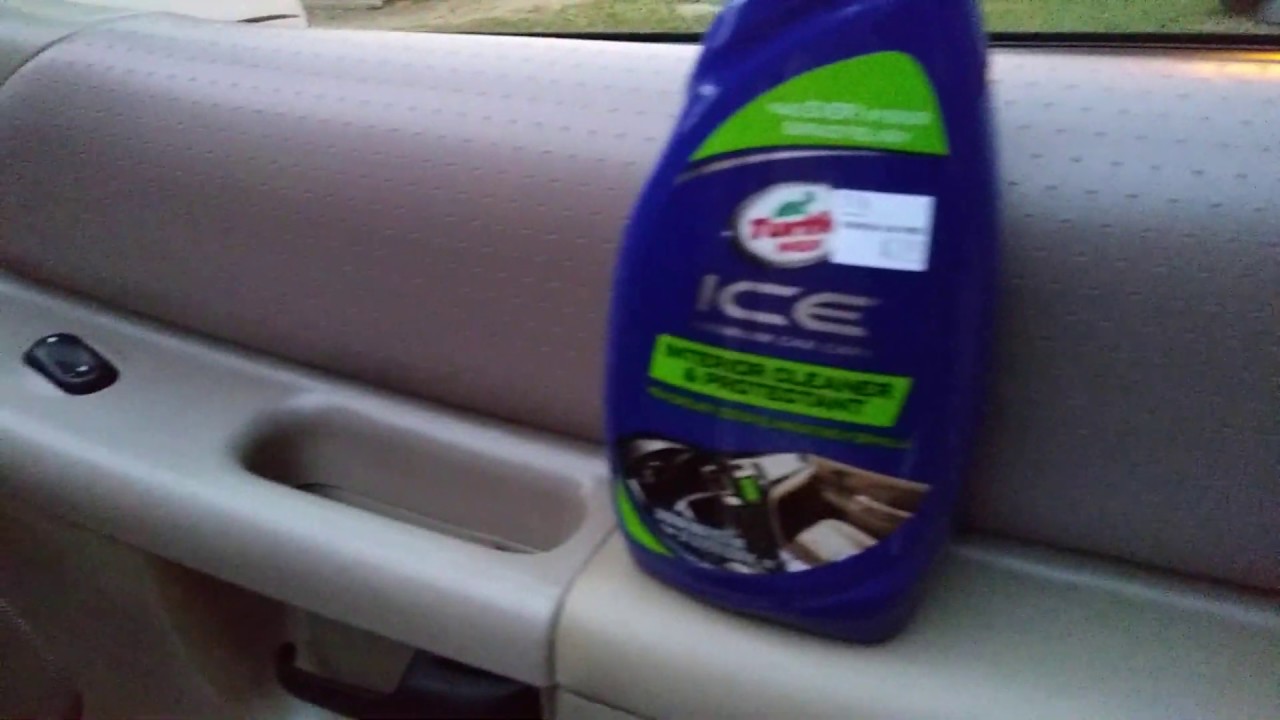 Turtle Wax Ice Interior Cleaner Protectant Demo Review