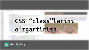 CSS “class”larini o‘zgartirish | HTML/JS: veb sahifalarni interaktiv qilish | Dasturlash