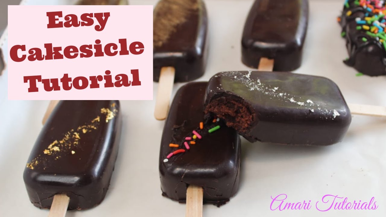 How to make Cakesicles  Easy Cakesicle Tutorial