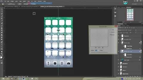 iOS7 Blur effect design with Photoshop.