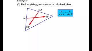 Year 11 and 12 General Maths - Sine Rule: Finding a Side